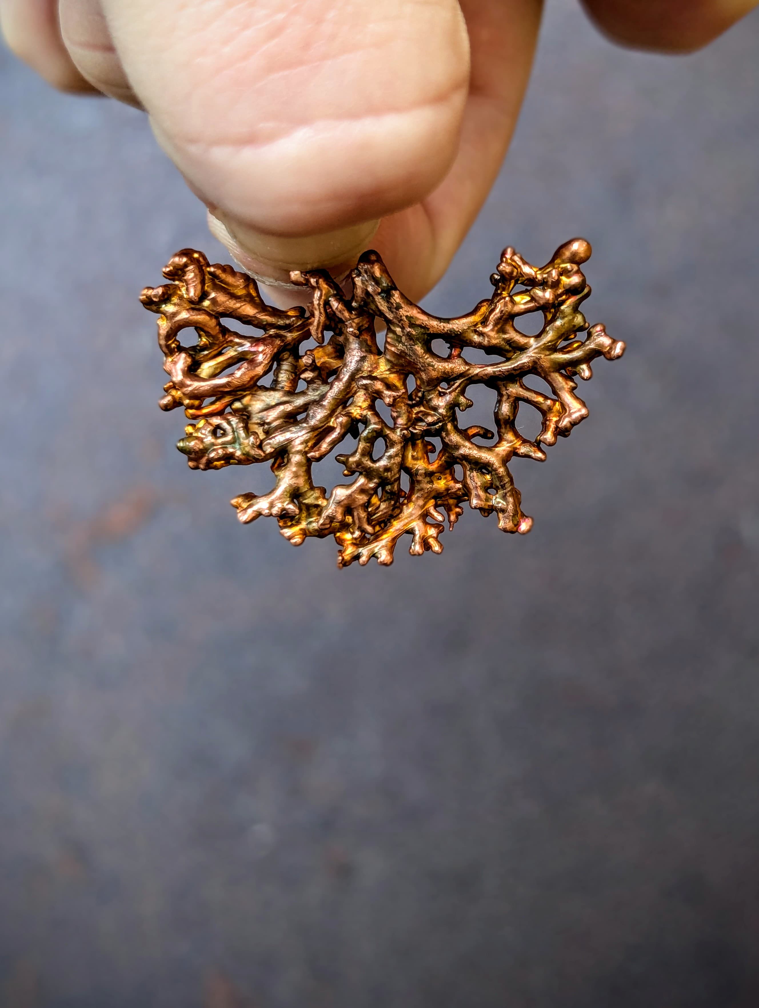 Oakmoss Lichen Necklace (pendant only)