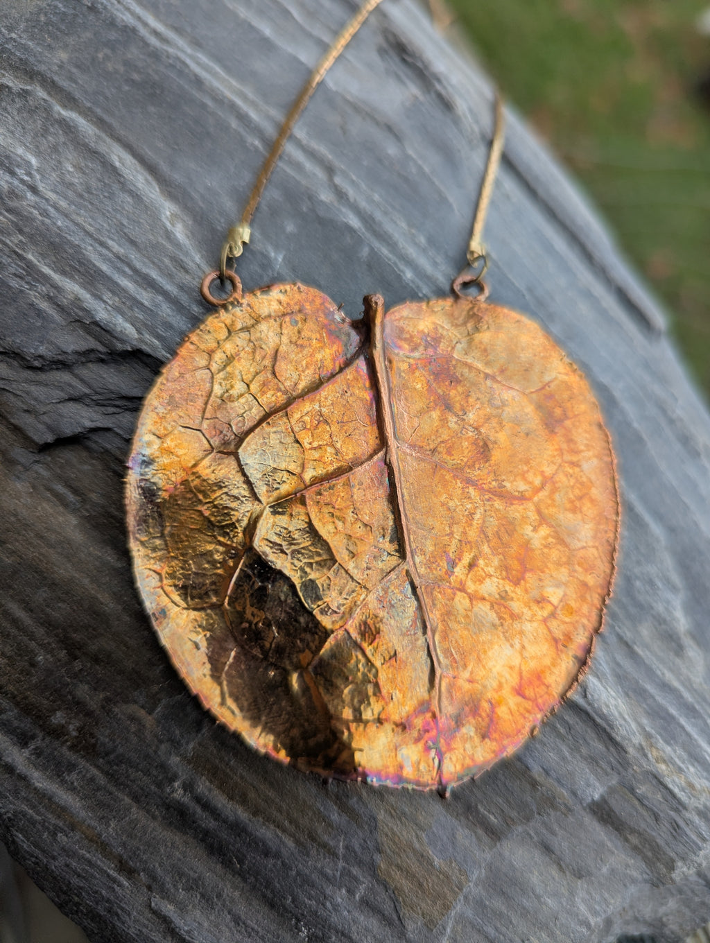 Salal Leaf Necklace