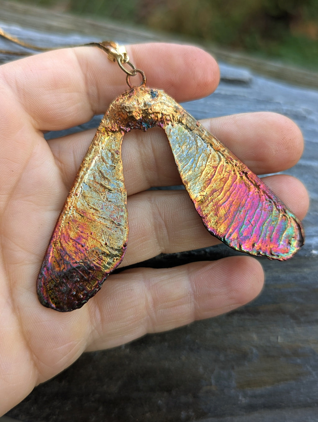 Bigleaf Maple Samara Necklace