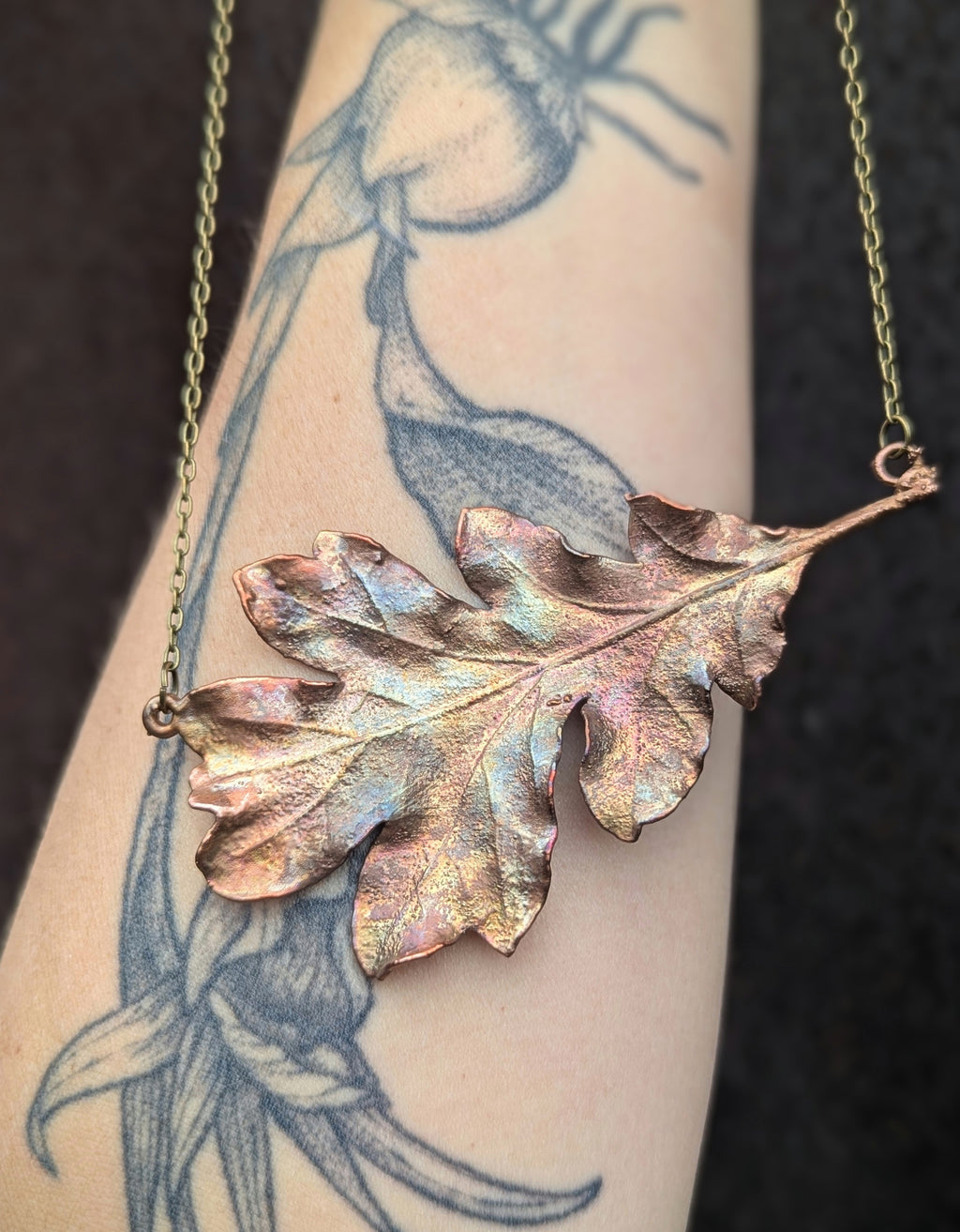 Oak Leaf Necklace