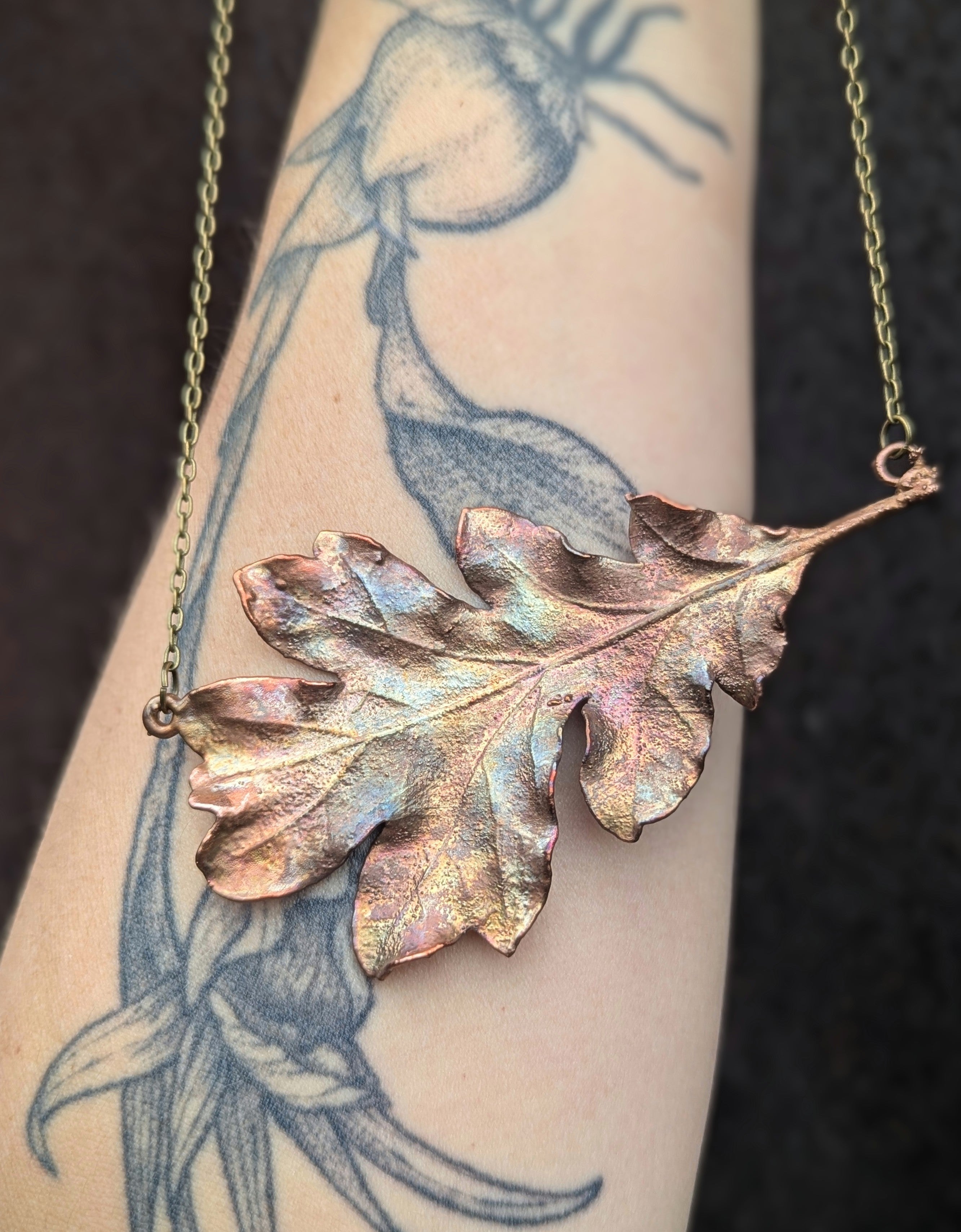 Oak Leaf Necklace