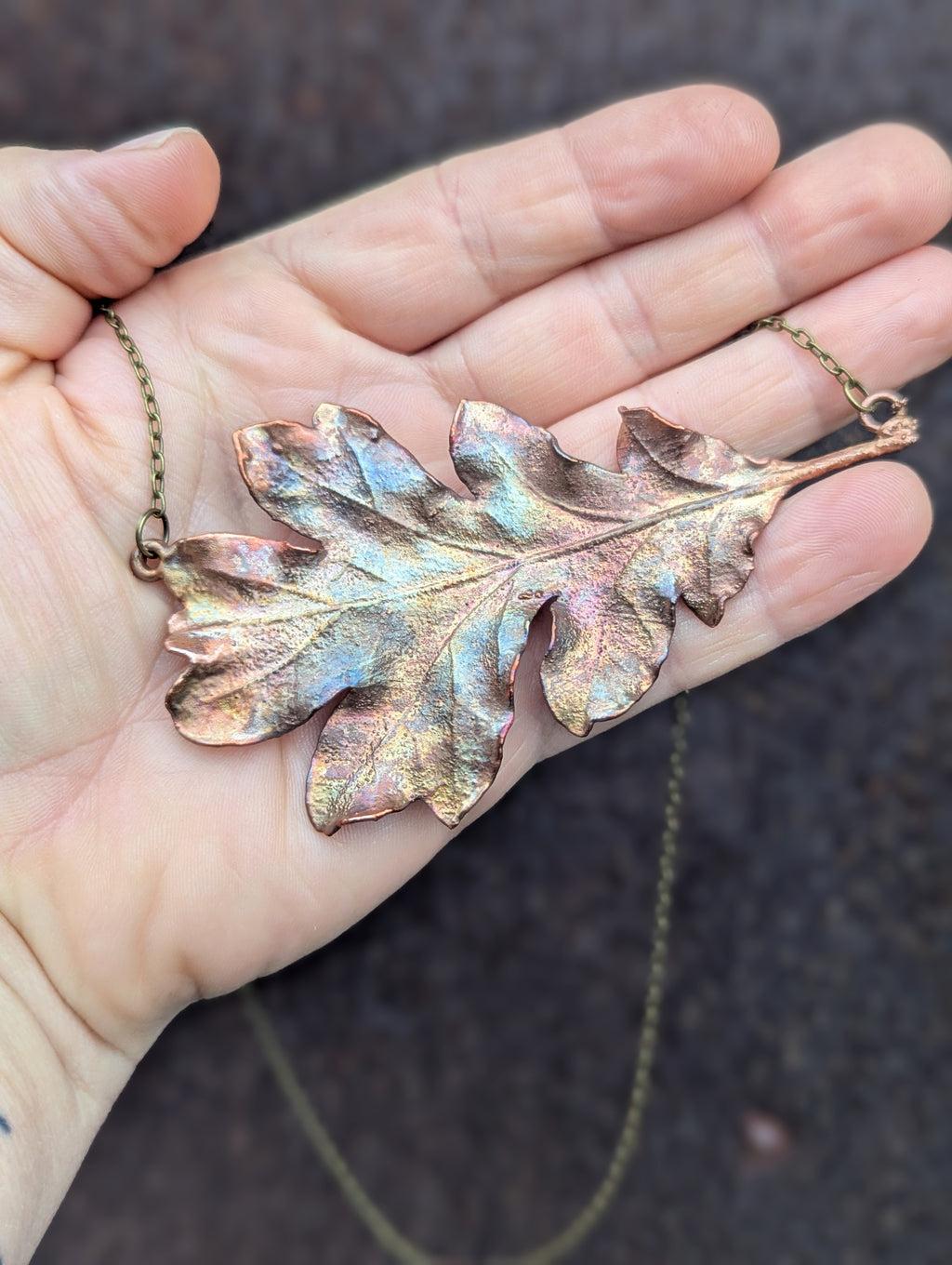 Oak Leaf Necklace