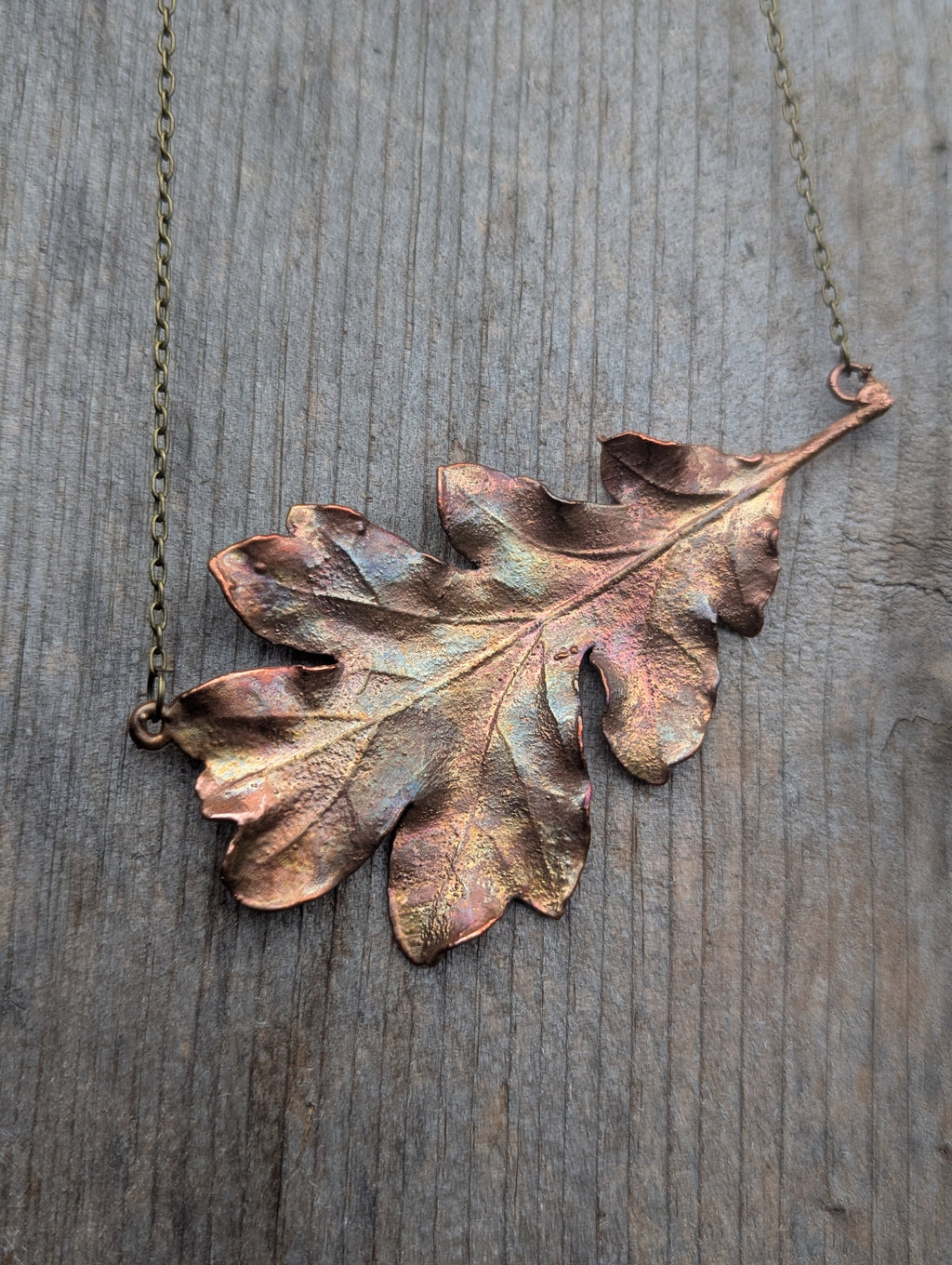 Oak Leaf Necklace