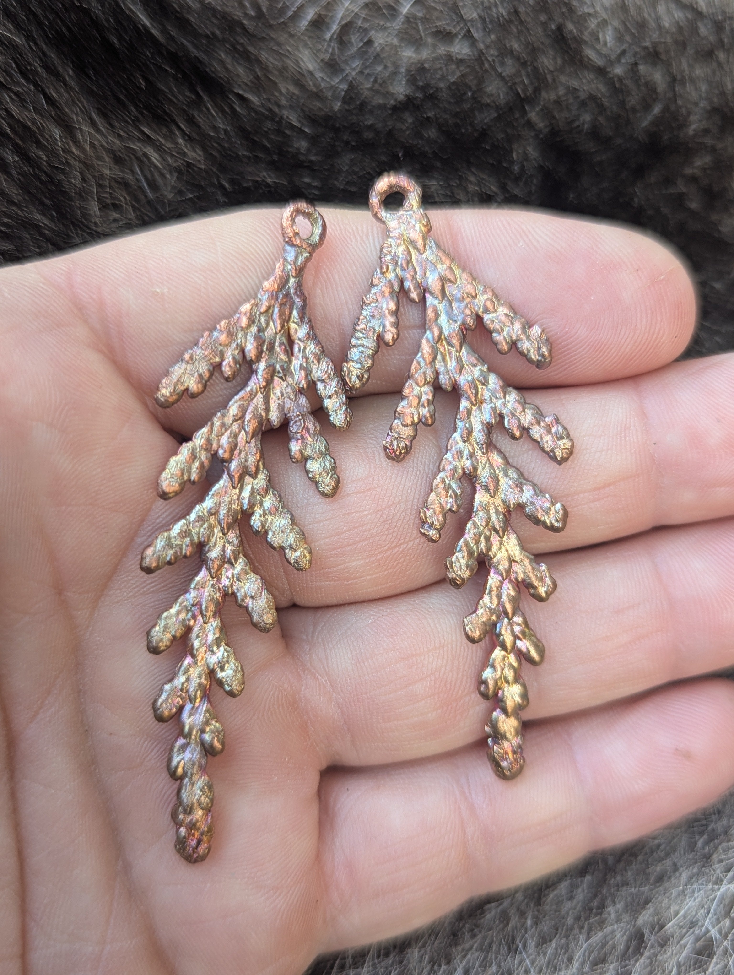 Western Redcedar Earrings (charms only)