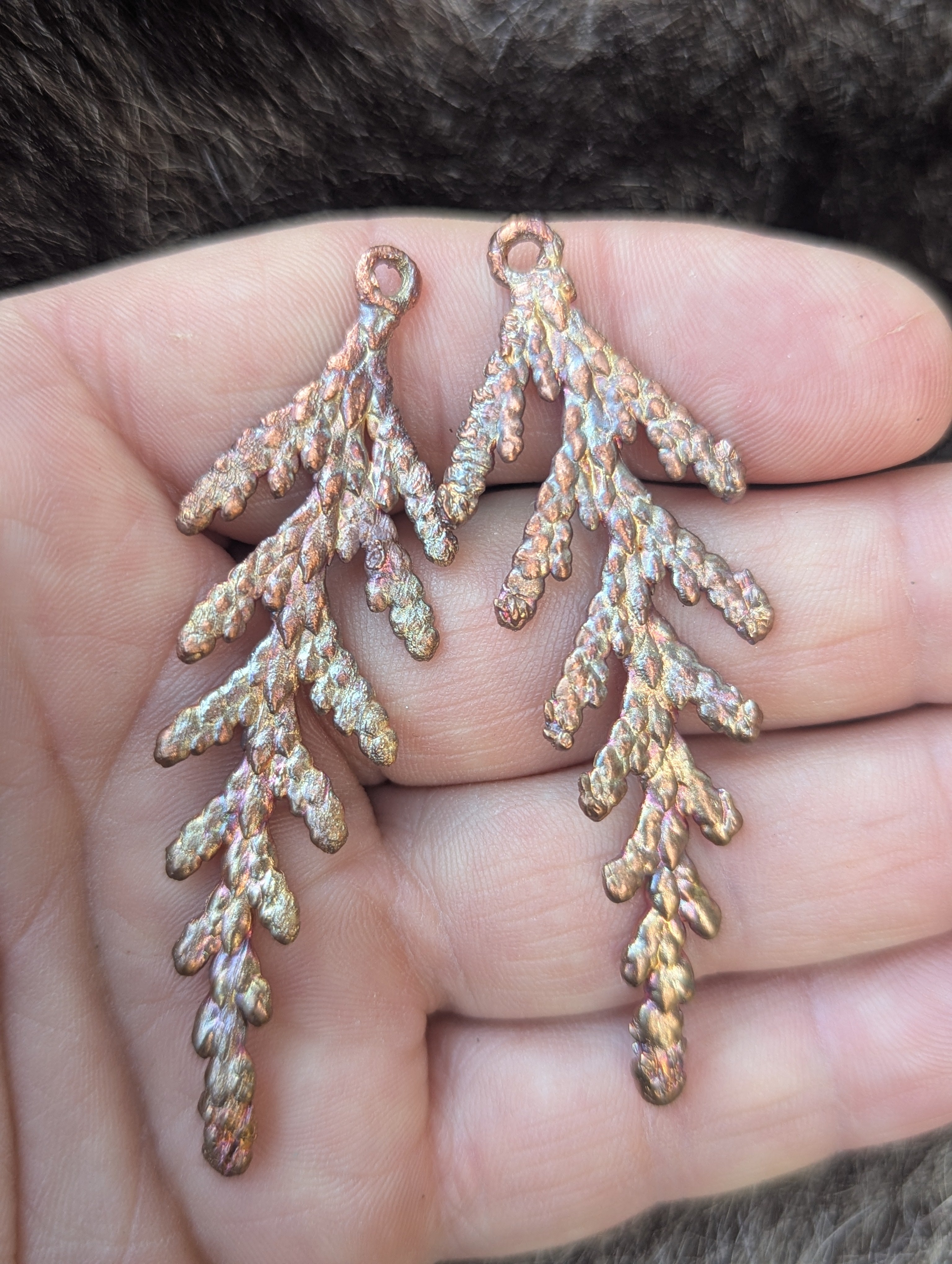 Western Redcedar Earrings (charms only)