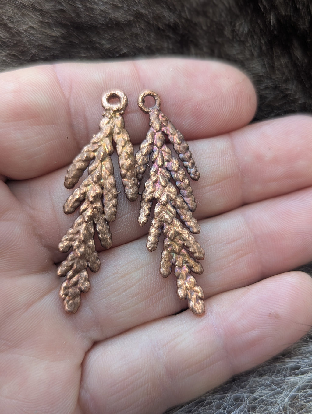 Western Redcedar Earrings (charms only)