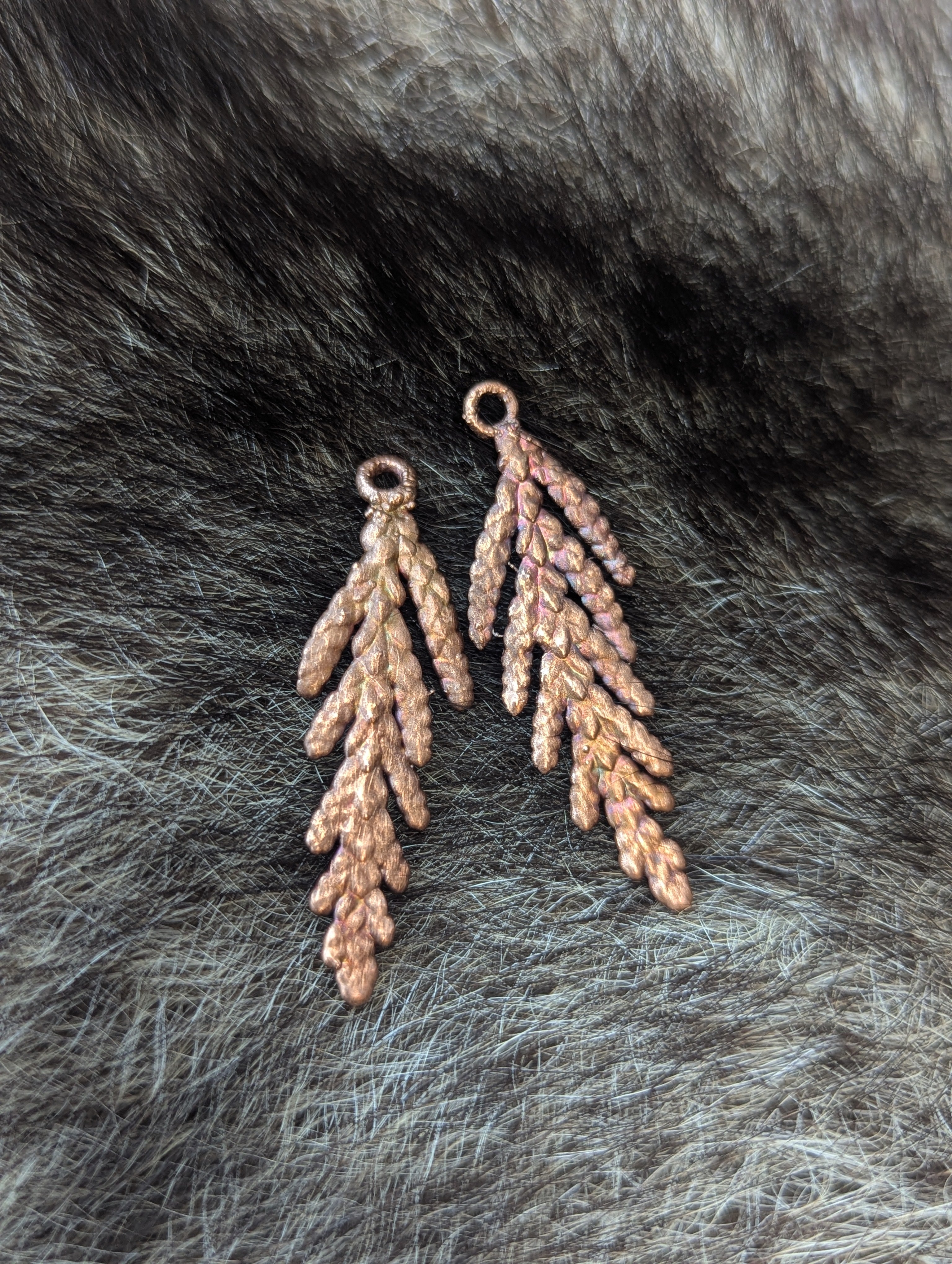 Western Redcedar Earrings (charms only)