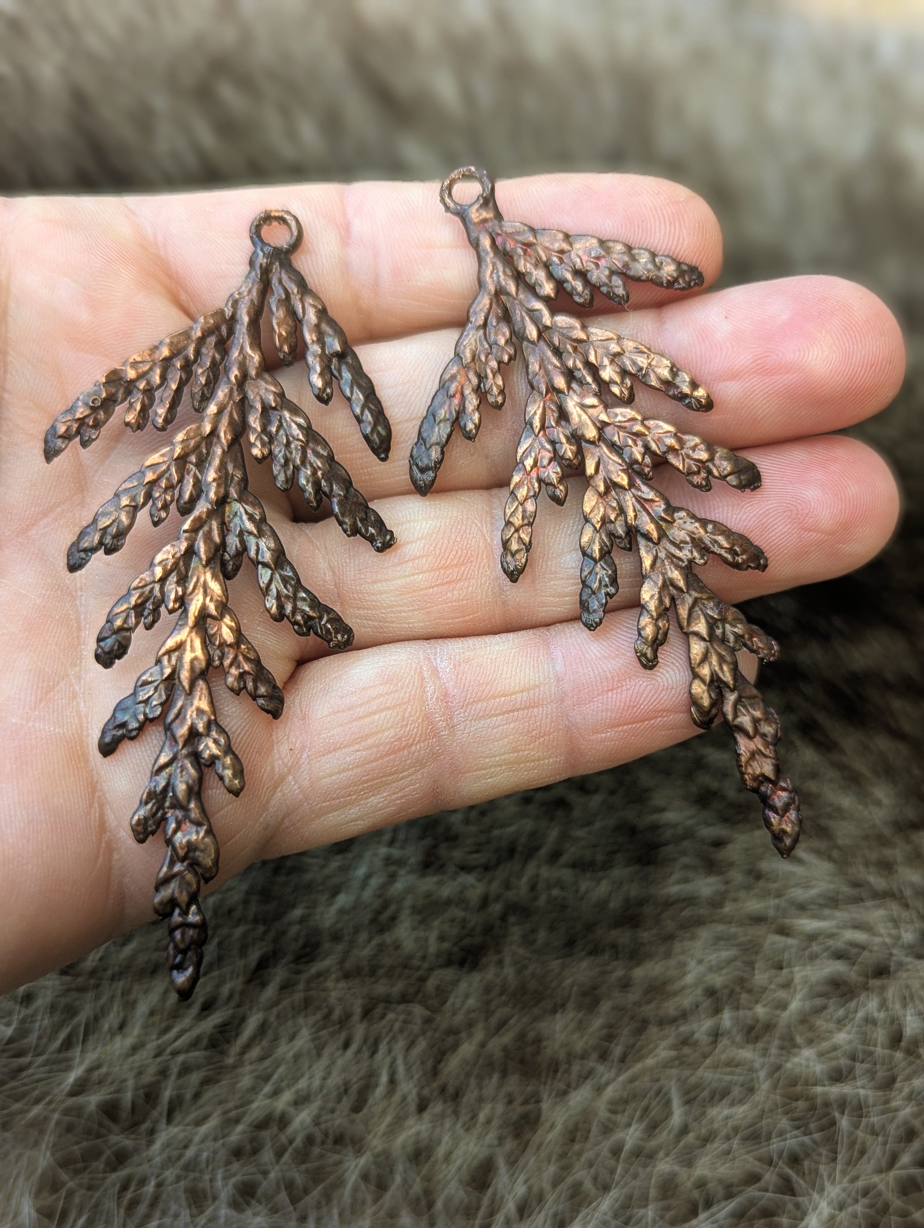 Western Redcedar Earrings (charms only)