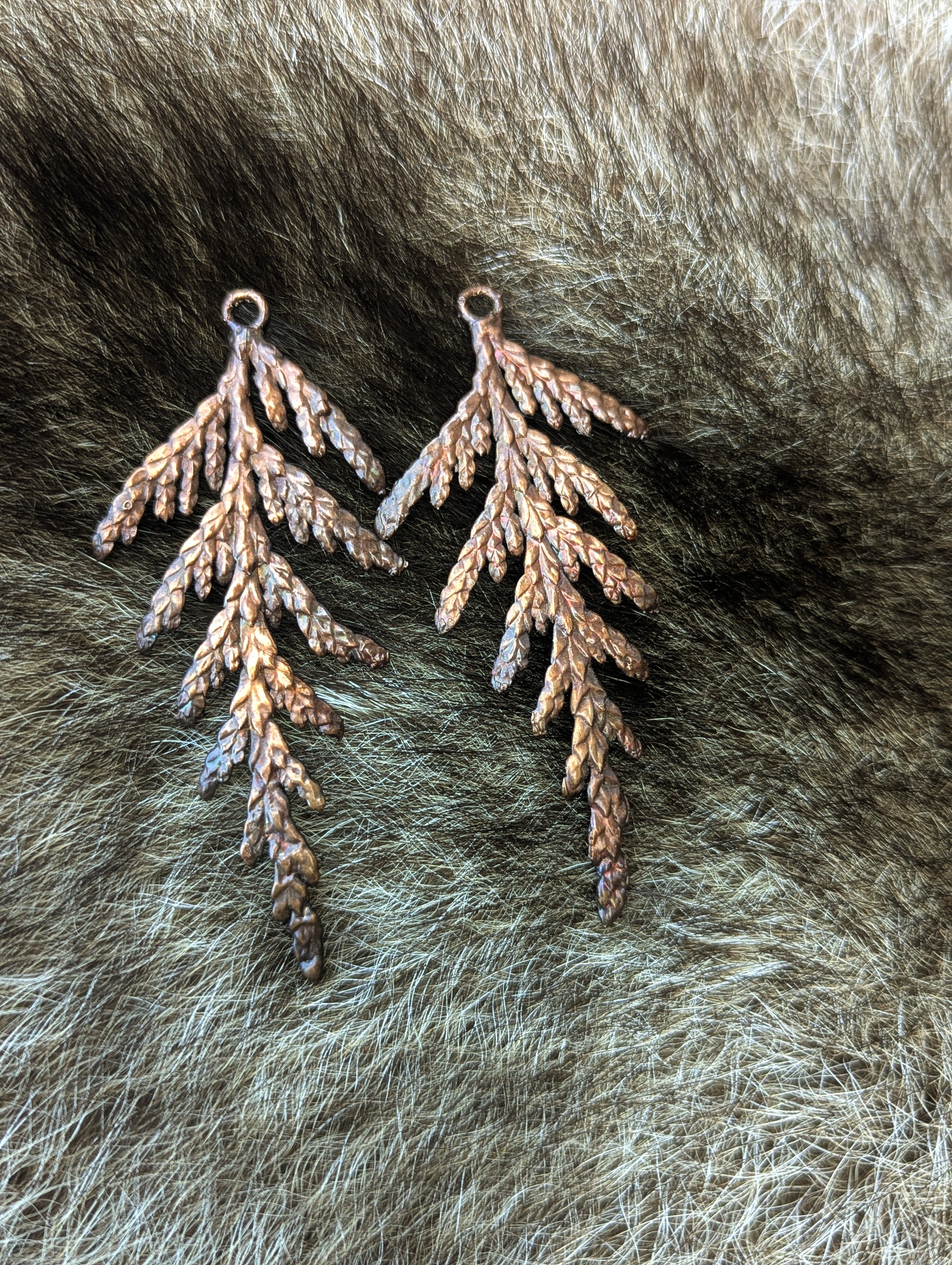 Western Redcedar Earrings (charms only)