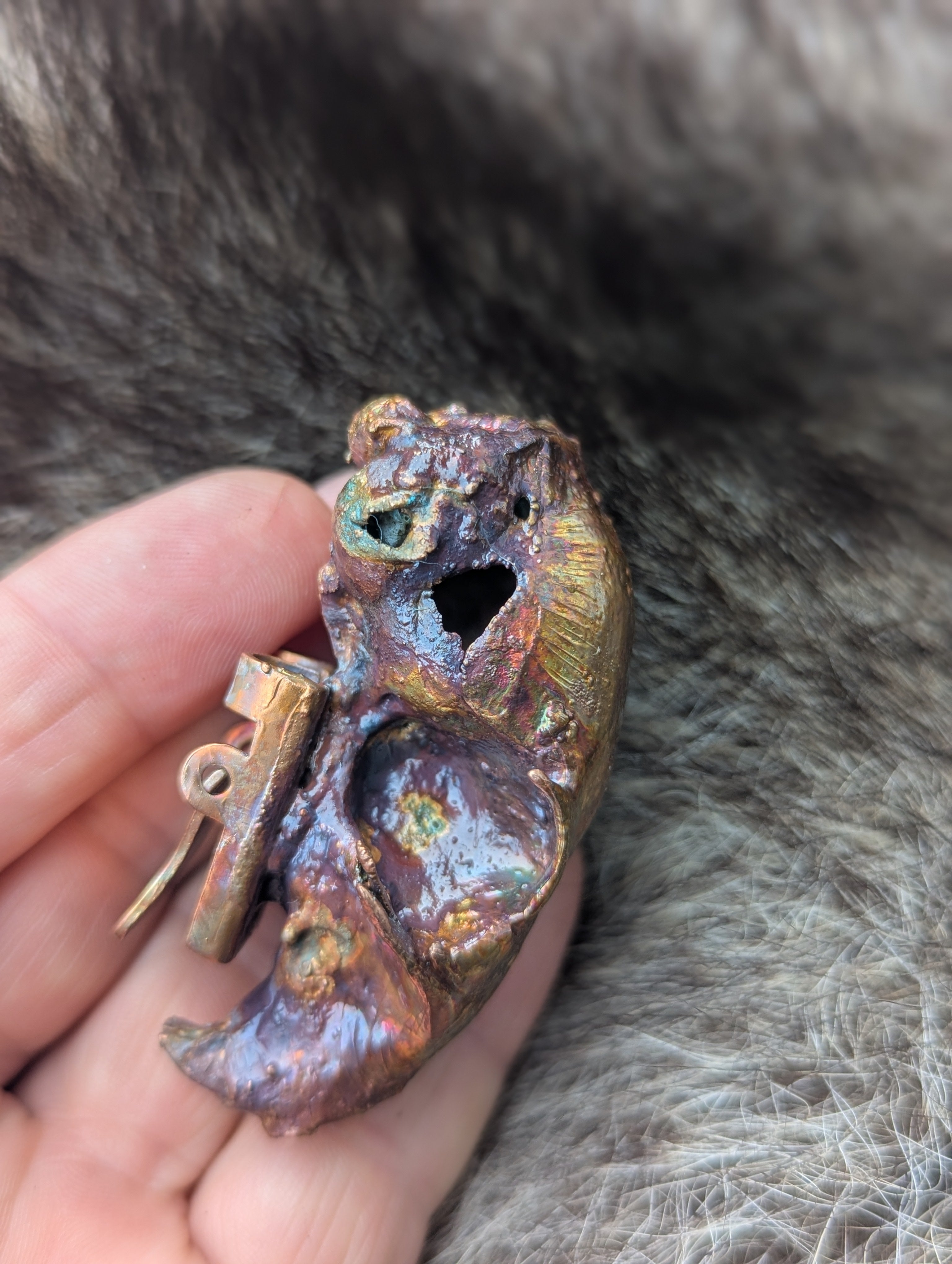 Rabbit Skull Bolo (no cord)