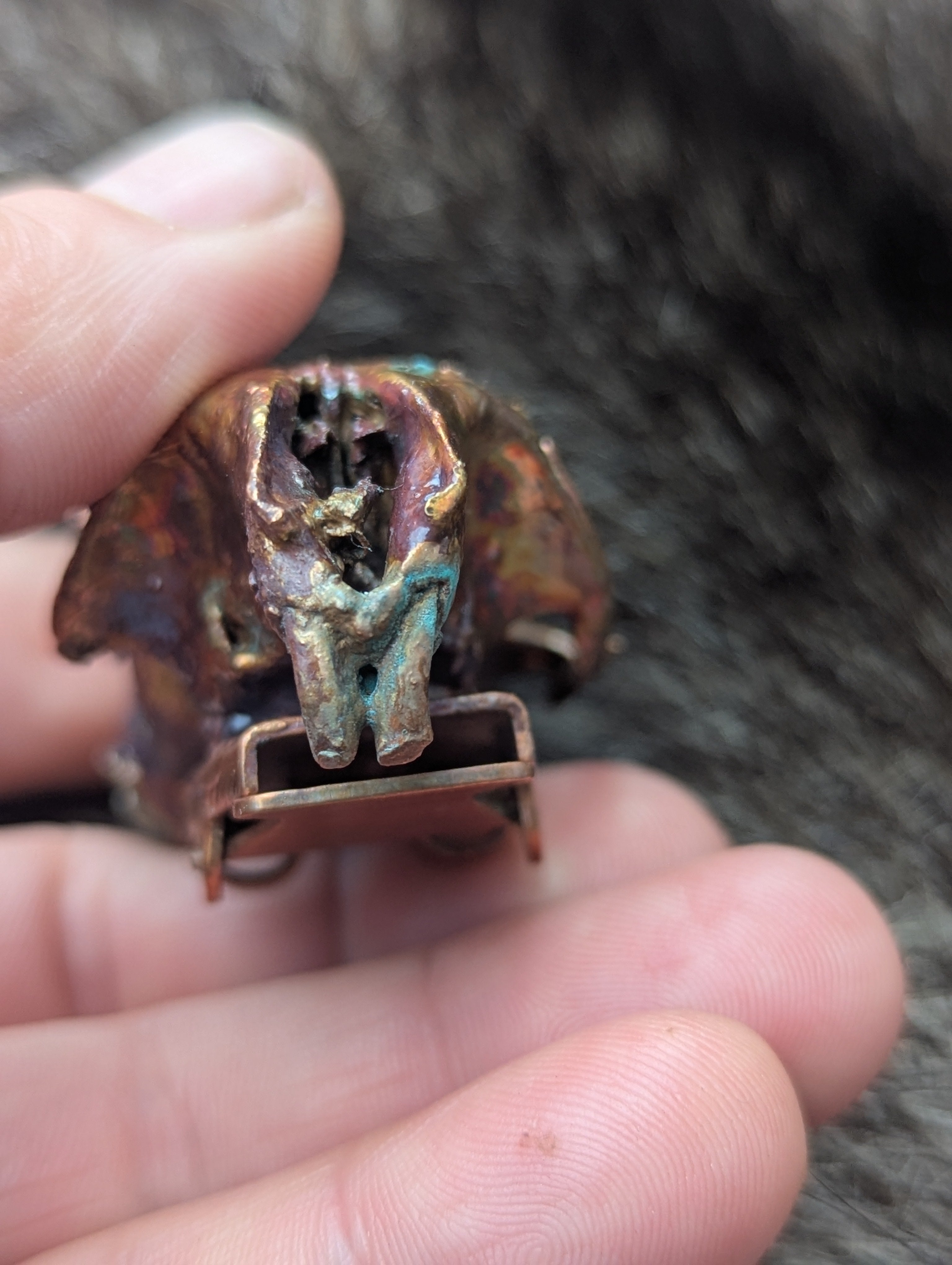 Rabbit Skull Bolo (no cord)