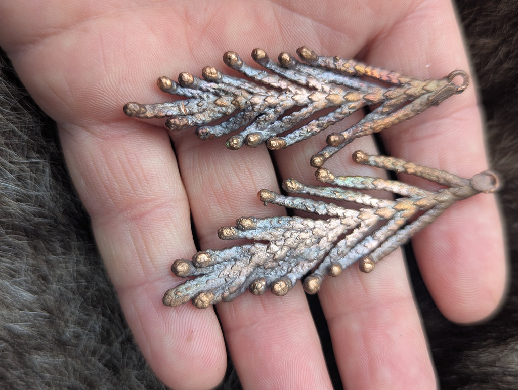 Western Redcedar Earrings (charms only)