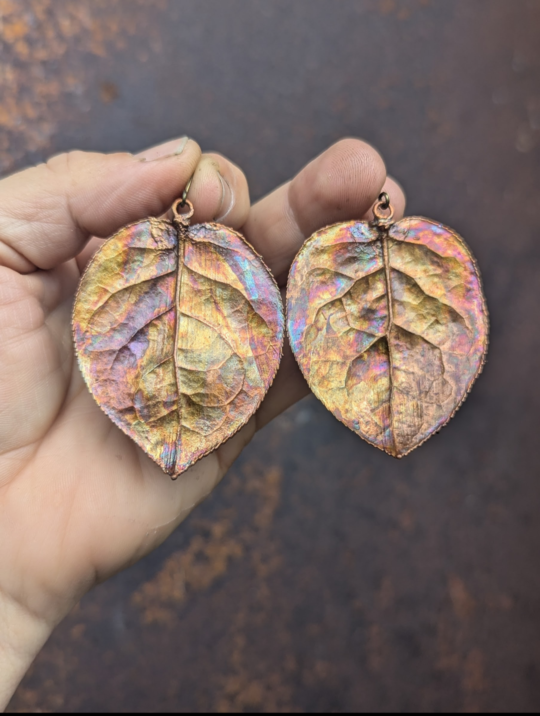 Salal Earrings MADE TO ORDER (medium)