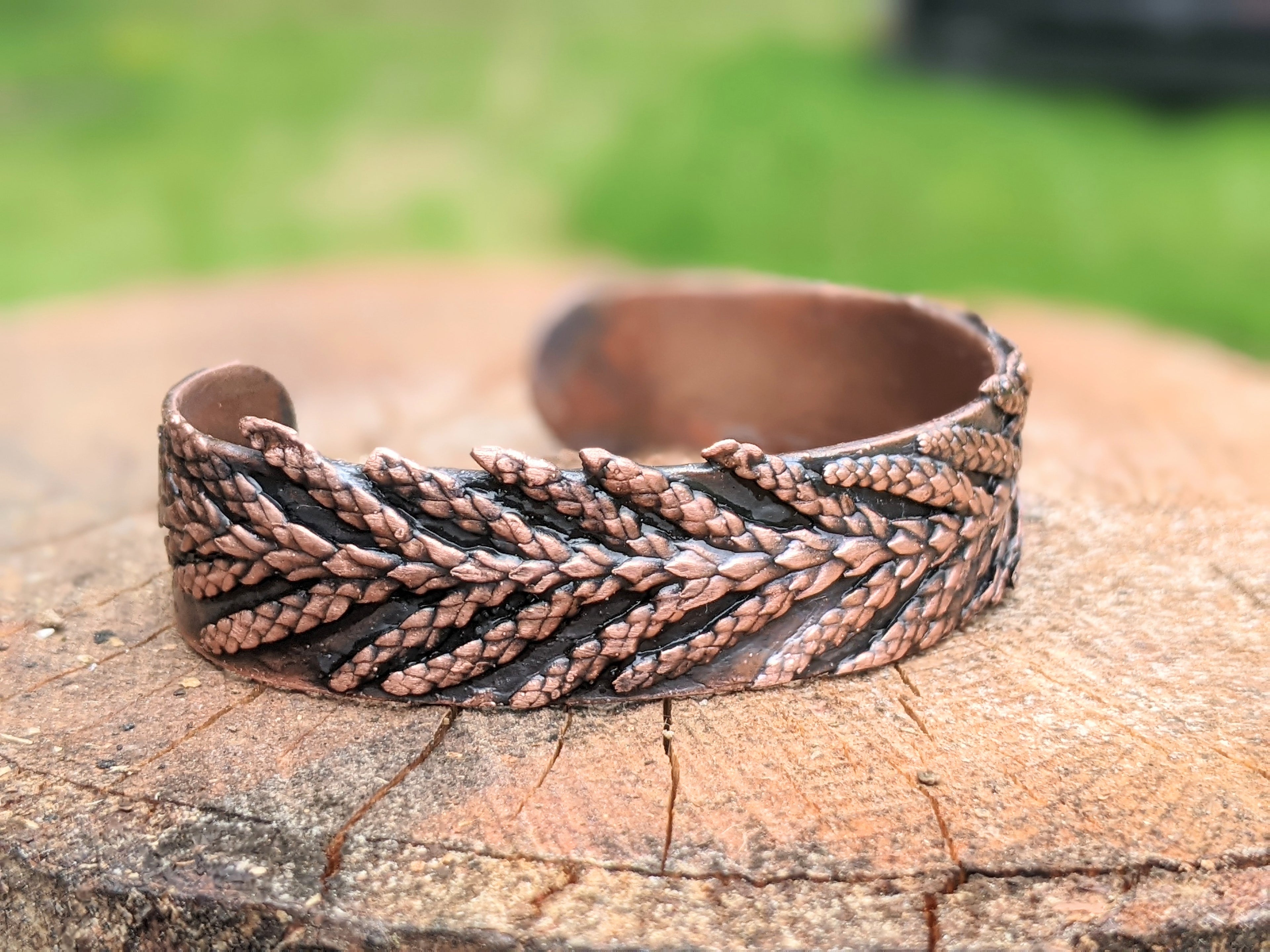 Western Redcedar Bracelet Cuff. MADE TO ORDER